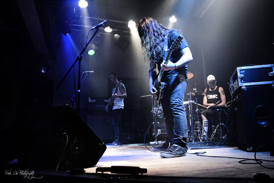 h-one sur scene avec alan, adrian et arnauld